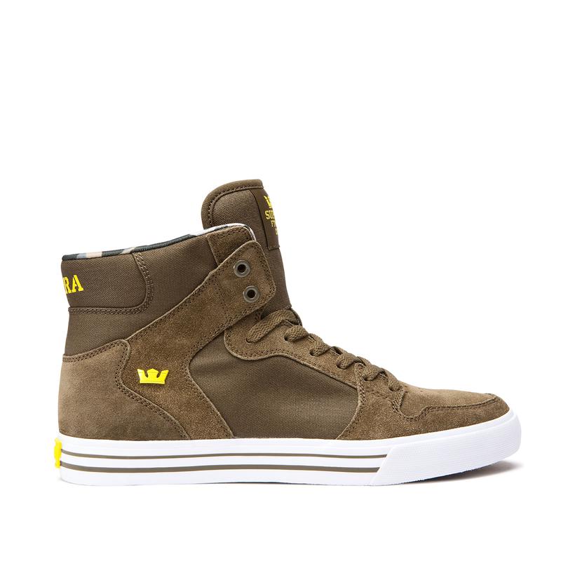 Supra VAIDER Sneaker High Damen Olivgrün Online Bestellen QJPCU6719